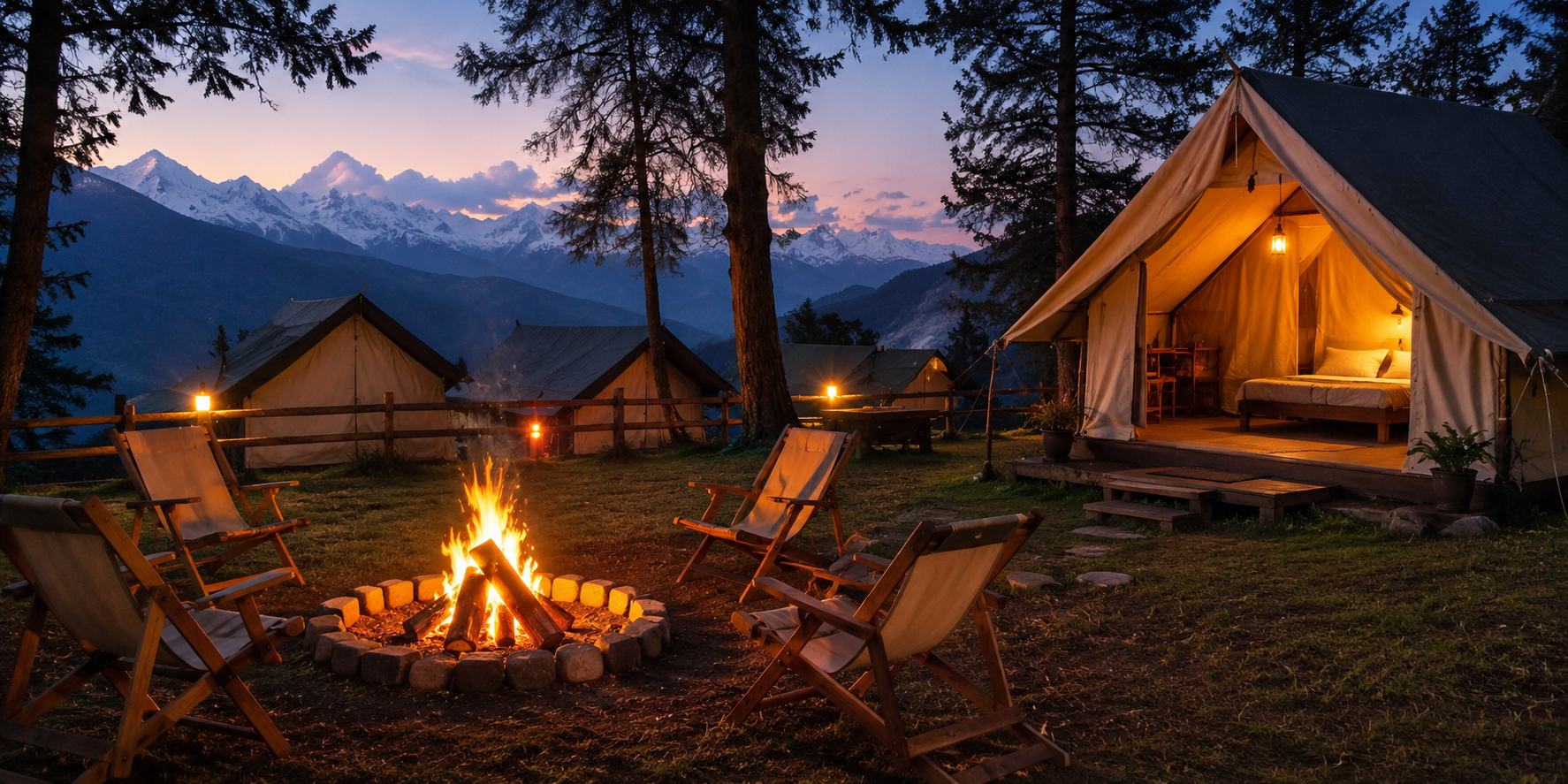 Chopta Tent Stay Packages with Bonfire and Meals