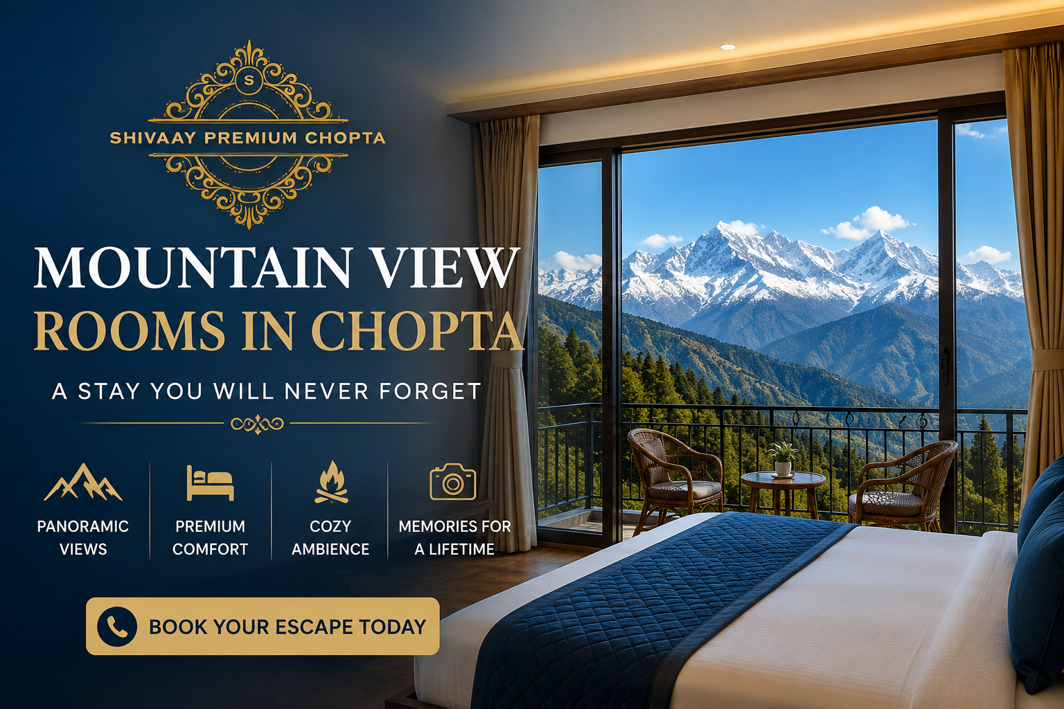 Mountain View Rooms in Chopta A Stay You Will Never Forget